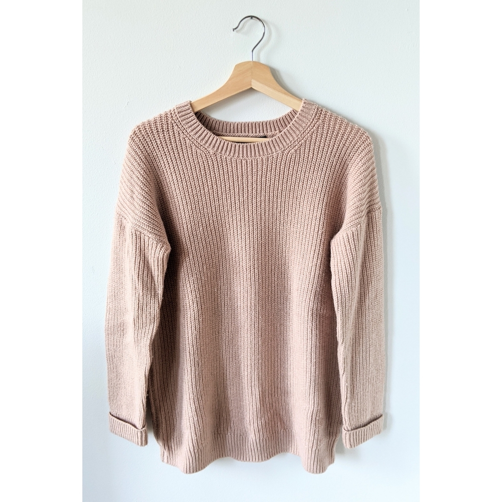 F21 Oversized Fisherman Cozy Knit Sweater